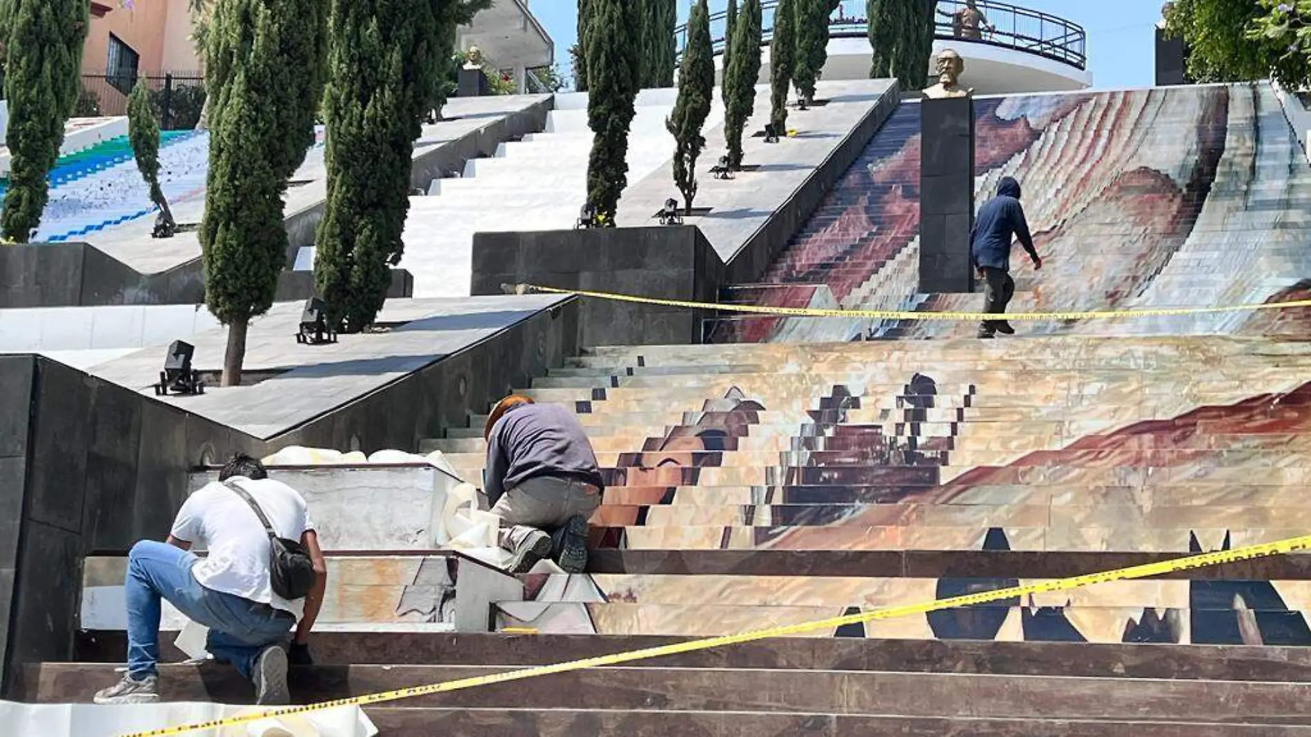 Escalinatas día del maestro